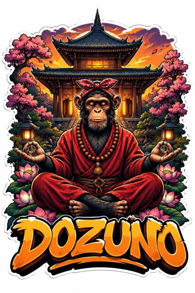 Diseño Zen Monkey de Dozuno