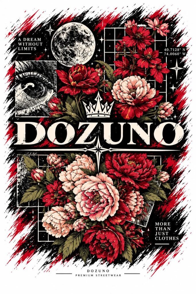 Diseño Moon Flowers de Dozuno